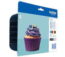 Brother LC-123VALBP originálny cartridge / MFC-J4410DW / 4x 600 strán / Multipack / CMYK