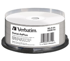 Verbatim Blu-Ray BD- R Printable 25ks / 50GB / 6x / DualLayer / Printable