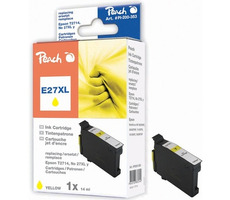 Peach T2714 alternatívny cartridge / 27XL / 14ml / pre Epson WF-3620 / žltá