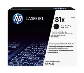 HP 81X originálna tonerová kazeta LaserJet s vysokou výťažnosťou / čierna