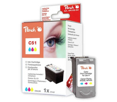 Peach Canon C51 farebná / kompatibilná s CL-51 (CL51) / pre iP2200/MP160/MP460/MX300