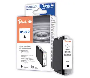 Peach remanufactured LC-1000 a LC-970 alternatívne cartridge pre Brother / MFC-240C / Čierna
