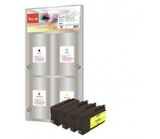 Peach Remanufactured 950XL/951XL MultiPack alternatívny cartridge / HP OFFICEJET 8100, 8600 / OEM chip / MultiPack