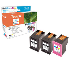 Peach Remanufactured HP62 MultiPack Plus alternatívny cartridge / HP Envy 5640 / OEM chip / 2x4.3 +9ml / Multipack Plus