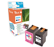 Peach Remanufactured HP62XL MultiPack alternatívny cartridge / HP Envy 5640 / OEM chip / 19 +21ml / Multipack