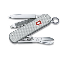 VICTORINOX CLASSIC ALOX strieborná / Vreckový nôž / Oceľ / Počet funkcií 5 / Dĺžka 58 mm