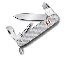 VICTORINOX PIONEER ALOX strieborná / Vreckový nôž / Oceľ / Počet funkcií 8 / Dĺžka 93 mm