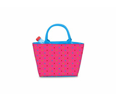 BEPER ES.050F ružová-modrá / Chladiaca taška / 5 L / Rozmery 33x12x20 cm