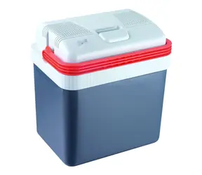 Guzzanti GZ 24A modrá-biela / Termoelektrický chladiaci box / 53W / 12V & 220 - 240V / Objem 24 L / funkcia ohrevu