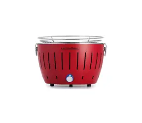 LotusGrill G280 U červená / Gril na drevené uhlie / 292 x 210 mm
