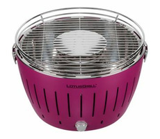 LotusGrill G34 U fialová / Gril na drevené uhlie / 35 x 35 x 23.5 cm