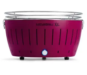 LotusGrill G435 U fialová / Gril na drevené uhlie / 43.5 x 25.7 x 43.5 cm