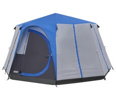 Coleman CORTES OCTAGON 8 modrá / Stan pre 8 osôb / 396x396 x 208 cm / vodný stĺpec: 2000 mm