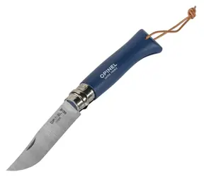 Opinel 1891 VRI N°08 Inox Adventurer 8 cm modrá / Vreckový nôž