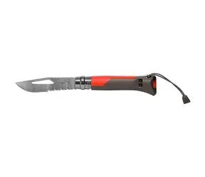 Opinel 1714 VRI N°08 Inox Outdoor 8.5 cm červená / Vreckový nôž