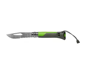 Opinel 1715 VRI N°08 Inox Outdoor 8.5 cm zelená / Vreckový nôž