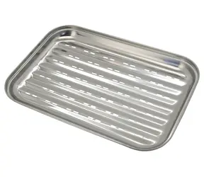 Cattara Grilovacia tácka nerez 34 x 24 cm