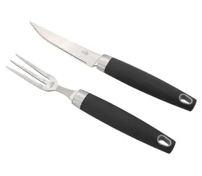 Cattara Grilovací steakový príbor SHARK 24 cm