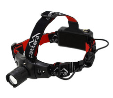 Cattara Čelovka LED 180lm ZOOM čierna / CREE XP-E 3 W / 3x 1.5 V AAA / IP44 / dopredaj