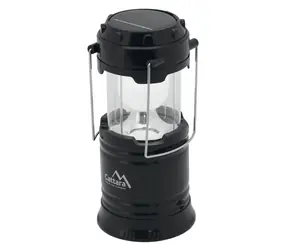 Cattara Svietidlo kempingová vysúvacia LED 20 &amp; 60lm nabíjacia / 1x LED + 6x LED / 1200 mAh / microUSB &amp; solárny panel