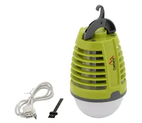Cattara Svietidlo PEAR nabíjací + lapač hmyzu / SMD LED / IPX4 / micro USB