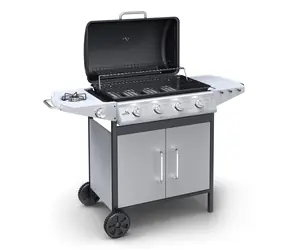 Cattara Gril plynový MASTER CHEEF pojazdný / 14.1 kW-hod / grilovacie plochy: 64 x 38 cm