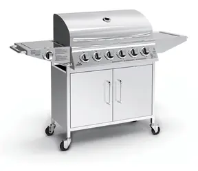 Cattara Gril plynový MANHATTAN pojazdný / 18.2 kW-hod / grilovacie plochy: 74 x 40 cm