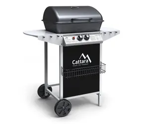 Cattara Gril plynový PARTY POINT pojazdný / 5.5 kW-hod / grilovacie plochy: 48.5 x 37.5 cm