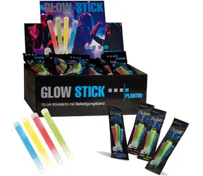 PLANTIN Glow Stick 15cm / svietiace tyčky 60 ks / 4 farby