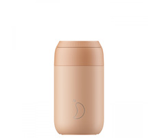 CHILLY&#39;S Series 2 Coffee Mug 340ml Peach Orange / Termo hrnček / Nerezová oceľ
