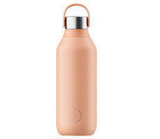 CHILLY&#39;S Series 2 Water Bottle 500ml Peach Orange / Termo fľaša / Nerezová oceľ