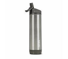 HidrateSpark – nerezová múdra fľaša so slamkou 620 ml nerezová / Bluetooth tracker