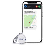 Plegium SMART Emergency Button biela / šikovný osobný alarm