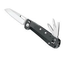 Leatherman Free K2 832658 Šedá / Zatvárací nôž / 8 nástrojov / čepeľ 84 mm