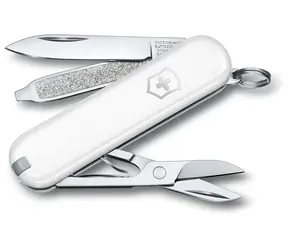 VICTORINOX Classic SD Colors Celidor biela / Vreckový nôž / 7 funkcií / dĺžka čepele 4.5 cm