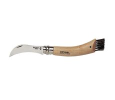Opinel hubársky nôž zatvárací s kefkou 8 cm darčekový box / puzdro / drevená rukoväť