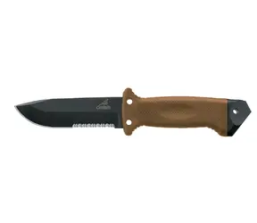 GERBER LMF II Infantry čierno-hnedá / Bushcraft nôž / čepeľ 12 cm