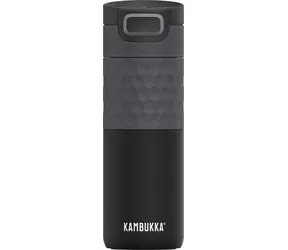 Kambukka Termohrnček 0.5 L Etna Grip Black Steel čierny / 0.5 L / nerez