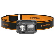 Superfire HL23 čelovka oranžovo-čierna / 220lm / USB-C
