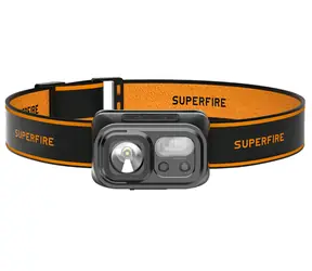 Superfire HL23 čelovka oranžovo-čierna / 220lm / USB-C