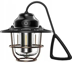 Superfire T57 kempingová lampa čierna / 320lm / 1000 mAh