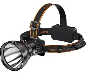 Superfire HL60 čelovka čierna / 2300lm / USB-C