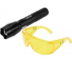YATO YT-08587 / UV svietidlo + okuliare / 1W