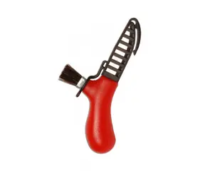 Morakniv Karl-Johan červená / hubársky nôž / nerezová oceľ / čepeľ 6.2 cm / štetec / plastové púzdro