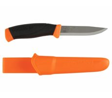 Morakniv Companion (S) čierno-oranžová / outdoor nôž / nerezová oceľ / čepeľ 10.4 cm / plastové púzdro