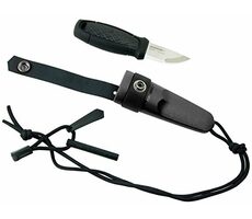 Morakniv Eldris (S) Black Neck Knife Kit box čierna / outdoor nôž so škrtadlom / nerezová oceľ / čepeľ 5.9 cm / plastov