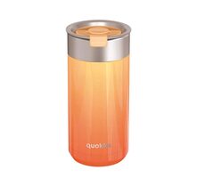 Quokka Boost Coffee Tumbler 400ml Apricot Orange / Termohrnček so sitkom / nerezová oceľ / dopredaj