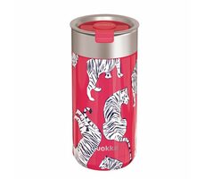 Quokka Boost Coffee Tumbler 400ml Tigers / Termohrnček so sitkom / nerezová oceľ 