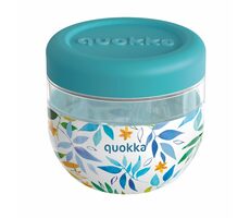 Quokka Bubble Food Jar 770 ml Watercolor Leaves / Nádoba na jedlo / plast