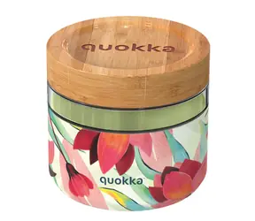 Quokka Deli Food Jar 820 ml Spring / Nádoba na jedlo / sklo